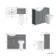 Capri Fog Grey Combination Vanity Basin and Austin Toilet 1050mm - Chrome Handles