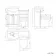 Capri Slate Grey Combination Vanity Basin and Miami Toilet 1050mm - Chrome Handles