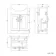 Capri Slate Grey Vanity with Semi Recessed Basin 550mm - Traditional Handles