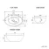 Mersey Gloss White Vanity with Oval Basin 600mm