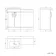 Mersey Gloss White Basin Vanity and Back To Wall Unit 1000mm - Excludes Toilet