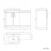 Mersey Gloss White Basin Vanity and Back To Wall Unit 1100mm (Excludes Toilet) - Black Accents