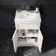 Milos Cotton White Basin Vanity 500mm - Chrome Handles