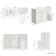 Milos Cotton White Combination Vanity Basin and Miami Toilet 1300mm - Chrome Handles