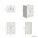 Milos Cotton White Basin Vanity 600mm - Traditional Handles