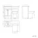 Milos Fog Grey Combination Vanity Basin and Miami Toilet 1000mm - Chrome Handles