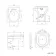 Milos Fog Grey Combination Vanity Basin and Miami Toilet 1000mm - Chrome Handles
