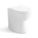Milos Fog Grey Combination Vanity Basin and Austin Toilet 1100mm - Chrome Handles