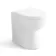 Milos Fog Grey Combination Vanity Basin and Austin Toilet 1300mm - Chrome Handles