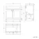 Milos Fog Grey Combination Vanity Basin and Miami Toilet 1300mm - Chrome Handles