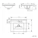 Milos Slate Grey Basin Vanity 500mm - Chrome Handles
