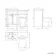 Milos Slate Grey Combination Vanity Basin and Austin Toilet 1000mm - Chrome Handles