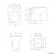Milos Slate Grey Combination Vanity Basin and Austin Toilet 1300mm - Chrome Handles