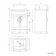 Milos Slate Grey Vanity with Troy Basin 600mm - Traditional Handles
