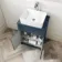 Milos Navy Blue Vanity with Troy Basin 600mm - Chrome Handles
