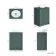 Milos Mystic Green Vanity with Oval Basin 600mm - Brushed Handles