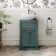 Milos Mystic Green Vanity with Oval Basin 500mm - Chrome Handles