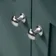 Milos Mystic Green Combination Vanity Basin and Miami Toilet 1000mm - Chrome Handles