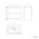 Corsica Gloss White Basin Drawer Vanity 800mm
