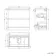 Corsica Gloss White Vanity Drawer with Marble Top & Curved Counter Top Basin 800mm