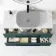Elba Midnight Green Wall Hung Drawer Vanity 1000mm (Excludes Counter Top Basin) - Black Accents