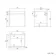 Corsica Inky Blue Wall Hung Slimline Basin Vanity 400mm