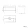 Corsica Inky Blue Basin Drawer Vanity 1000mm