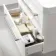 Omaha Gloss White Wall Hung Basin Drawer Vanity 800mm