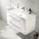 Omaha Gloss White Wall Hung Basin Drawer Vanity 1000mm