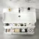 Omaha Gloss White Wall Hung Basin Drawer Vanity 1000mm