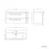 Omaha Gloss White Wall Hung Basin Drawer Vanity 1000mm
