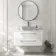 Omaha Gloss White Wall Hung Drawer Vanity with Marble Top 1000mm - Excludes Counter Top Basin