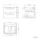 Omaha Slate Grey Wall Hung Basin Drawer Vanity 600mm
