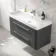 Omaha Slate Grey Wall Hung Basin Drawer Vanity 1000mm