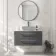 Omaha Slate Grey Wall Hung Drawer Vanity with Marble Top 1000mm - Excludes Counter Top Basin