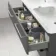Omaha Slate Grey Wall Hung Double Basin Drawer Vanity 1200mm