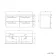 Omaha Slate Grey Wall Hung Double Basin Drawer Vanity 1200mm