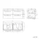 Omaha Slate Grey Wall Hung Double Basin Drawer Vanity 1200mm