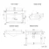 Omaha Slate Grey Wall Hung Basin Drawer Vanity 1000mm - Brushed Brass Accents