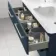 Omaha Navy Blue Wall Hung Double Basin Drawer Vanity 1200mm