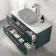 Omaha Mystic Green Wall Hung Drawer Vanity with Marble Top 1000mm - Excludes Counter Top Basin