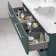 Omaha Mystic Green Wall Hung Double Basin Drawer Vanity 1200mm