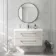 Omaha Linen White Wall Hung Basin Drawer Vanity 1000mm