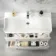 Omaha Linen White Wall Hung Basin Drawer Vanity 1000mm