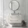 Omaha Linen White Wall Hung Drawer Vanity with Marble Top 1000mm - Excludes Counter Top Basin
