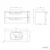 Omaha Linen White Wall Hung Drawer Vanity with Marble Top & Marin Basin 1000mm