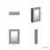 Dove Grey Mirror Cabinet 700x500mm