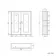 Chalk White Wall Hung Mirror Cabinet 700x600mm
