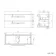 Elba Dawn Oak Wall Hung Basin Drawer Vanity 1000mm - Black Accents