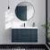 Crete Fluted Navy Blue Wall Hung Basin Drawer Vanity 1000mm